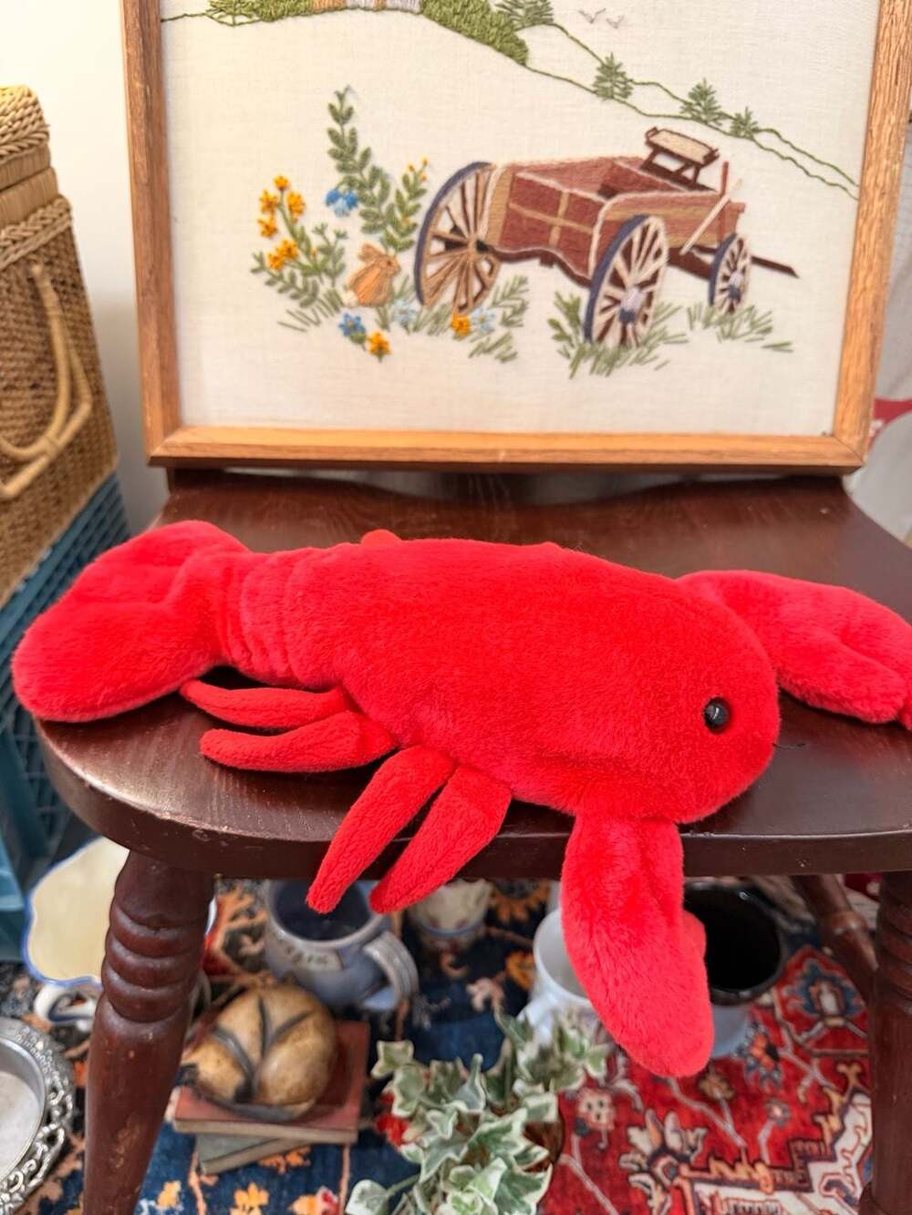 Ty Beanie Buddies Scorch The Lobster Plush Toy Red Stuffed Plushie Coastal Decor